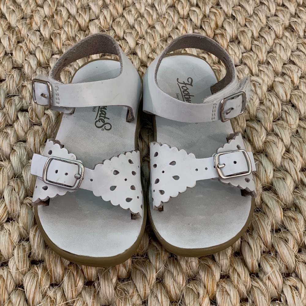 White Footmates Sandals